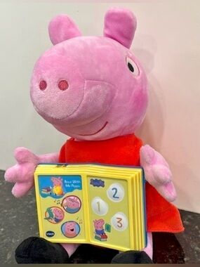 VTECH - PEPPA PIG “READ WITH ME” LEARNING TOY. TALKS, SINGS, ASKS QUESTIONS